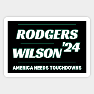 NY Jets Rodgers Wilson 2024 Sticker